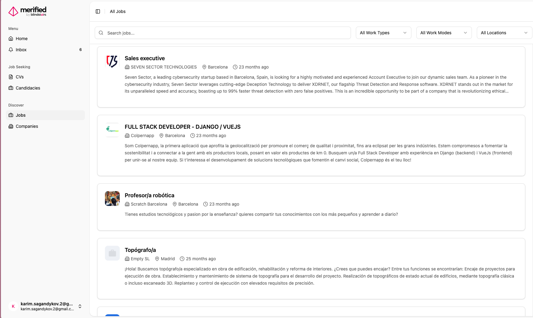 Merified App screenshot 1