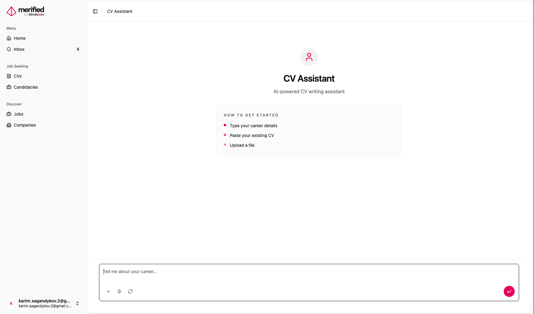Merified App screenshot 2